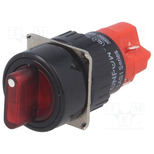 ; Switch: rotary; Pos: 2; SPST-NO + SPST-NC; 3A/220VAC; 2A/24VDC; ONPOW ; Switch: rotary; Pos: 2; SPST-NO + SPST-NC; 3A/220VAC; 2A/24VDC; ONPOW