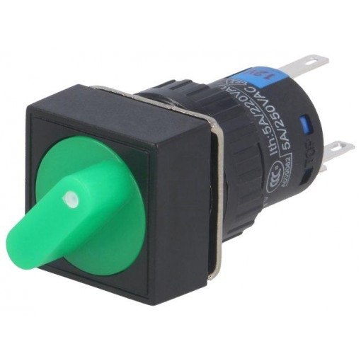 ; Switch: rotary; Pos: 2; SPDT; 3A/220VAC; 2A/24VDC; -20÷55°C; 50mΩ; ONPOW ; Switch: rotary; Pos: 2; SPDT; 3A/220VAC; 2A/24VDC; -20÷55°C; 50mΩ; ONPOW