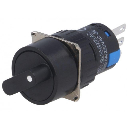 ; Switch: rotary; Pos: 2; SPDT; 3A/220VAC; 2A/24VDC; -20÷55°C; 50mΩ; ONPOW ; Switch: rotary; Pos: 2; SPDT; 3A/220VAC; 2A/24VDC; -20÷55°C; 50mΩ; ONPOW