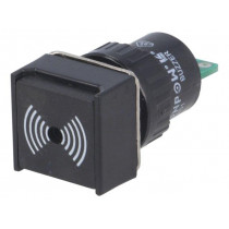 ; Signaller: sound; 75dB; Illumin: none; IP40; Ø16mm; max.6mm; plastic; ONPOW ; Signaller: sound; 75dB; Illumin: none; IP40; Ø16mm; max.6mm; plastic; ONPOW