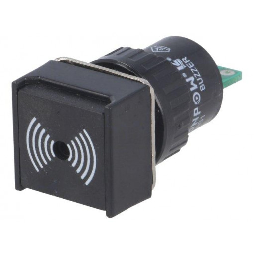 ; Signaller: sound; 75dB; Illumin: none; IP40; Ø16mm; max.6mm; plastic; ONPOW ; Signaller: sound; 75dB; Illumin: none; IP40; Ø16mm; max.6mm; plastic; ONPOW