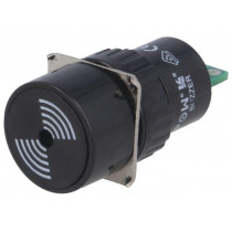 ; Signaller: sound; 75dB; Illumin: none; IP40; Ø16mm; max.6mm; plastic; ONPOW ; Signaller: sound; 75dB; Illumin: none; IP40; Ø16mm; max.6mm; plastic; ONPOW