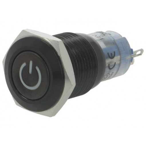 ; Switch: vandal resistant; Pos: 2; SPDT; 0.5A/220VAC; 1A/24VDC; IP40; ONPOW