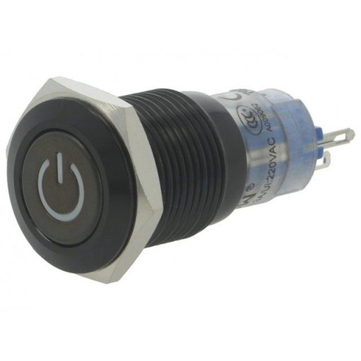 ; Switch: vandal resistant; Pos: 2; SPDT; 0.5A/220VAC; 1A/24VDC; IP40; ONPOW