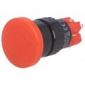 ; Switch: push-button; Pos: 2; SPDT; 3A/250VAC; 2A/24VDC; ON-ON; red; ONPOW