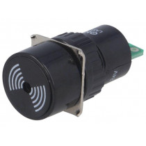 ; Signaller: sound; 75dB; Illumin: none; IP40; Ø16mm; max.6mm; plastic; ONPOW ; Signaller: sound; 75dB; Illumin: none; IP40; Ø16mm; max.6mm; plastic; ONPOW