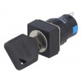 ; Switch: key switch; Stabl.pos: 2; Switch.method: ON-ON; Ø16mm; 90°; ONPOW ; Switch: key switch; Stabl.pos: 2; Switch.method: ON-ON; Ø16mm; 90°; ONPOW