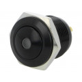 V16B-10D-12B-B; Switch: vandal resistant; Pos: 2; SPST-NO; 2A/36VDC; IP65; OFF-(ON); ONPOW