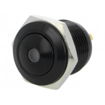 V16B-10D-12B-B; Switch: vandal resistant; Pos: 2; SPST-NO; 2A/36VDC; IP65; OFF-(ON); ONPOW