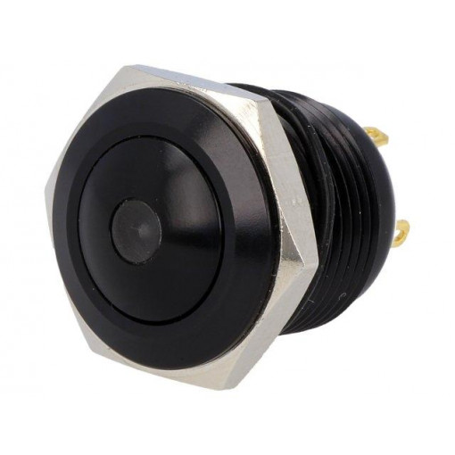 V16B-10D-24G-A; Switch: vandal resistant; Pos: 2; SPST-NO; 2A/36VDC; IP65; OFF-(ON); ONPOW