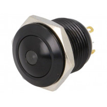 V16B-10D-24Y-A; Switch: vandal resistant; Pos: 2; SPST-NO; 2A/36VDC; IP65; OFF-(ON); ONPOW