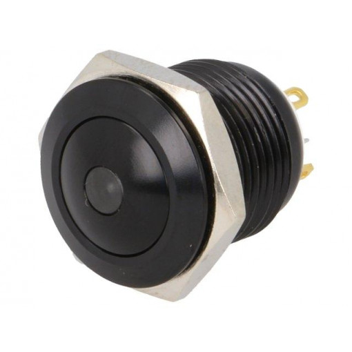 V16B-10D-24Y-A; Switch: vandal resistant; Pos: 2; SPST-NO; 2A/36VDC; IP65; OFF-(ON); ONPOW