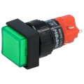 V16F-11Z-230G; Switch: push-button; Pos: 2; SPDT; 3A/250VAC; 2A/24VDC; ON-ON; green; ONPOW