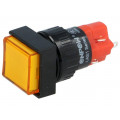 V16F-11Z-230O; Switch: push-button; Pos: 2; SPDT; 3A/250VAC; 2A/24VDC; ON-ON; IP40; ONPOW