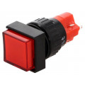 V16F-11Z-24R; Switch: push-button; Pos: 2; SPDT; 3A/250VAC; 2A/24VDC; ON-ON; red; ONPOW