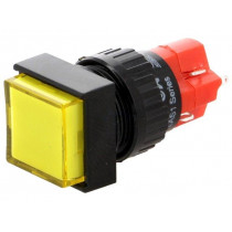 V16F-11Z-24Y; Switch: push-button; Pos: 2; SPDT; 3A/250VAC; 2A/24VDC; ON-ON; IP40; ONPOW