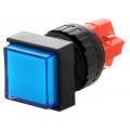 V16F-11Z-B; Switch: push-button; Pos: 2; SPDT; 3A/250VAC; 2A/24VDC; ON-ON; IP40; ONPOW