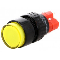 V16Y-11-230Y; Switch: push-button; Pos: 2; SPDT; 3A/220VAC; 2A/24VDC; ON-(ON); ONPOW