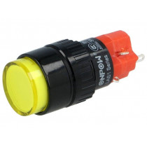 V16Y-11Z-24Y; Switch: push-button; Pos: 2; SPDT; 3A/220VAC; 2A/24VDC; ON-ON; IP40; ONPOW