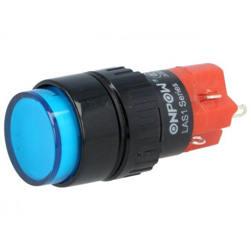 V16Y-11Z-B; Switch: push-button; Pos: 2; SPDT; 3A/220VAC; 2A/24VDC; ON-ON; IP40; ONPOW