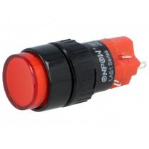 V16Y-11Z-R; Switch: push-button; Pos: 2; SPDT; 3A/220VAC; 2A/24VDC; ON-ON; IP40; ONPOW