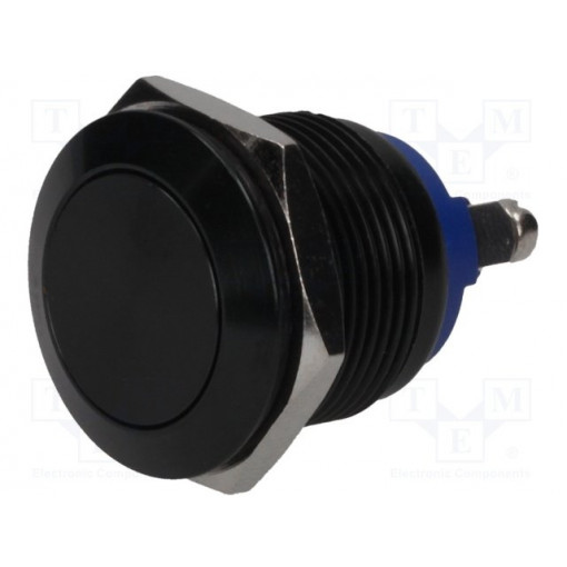 V19-10-B; Switch: vandal resistant; Pos: 2; SPST-NO; 2A/36VDC; IP65; OFF-(ON); ONPOW