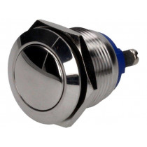 V19-10B-S; Switch: vandal resistant; Pos: 2; SPST-NO; 2A/36VDC; IP65; OFF-(ON); ONPOW