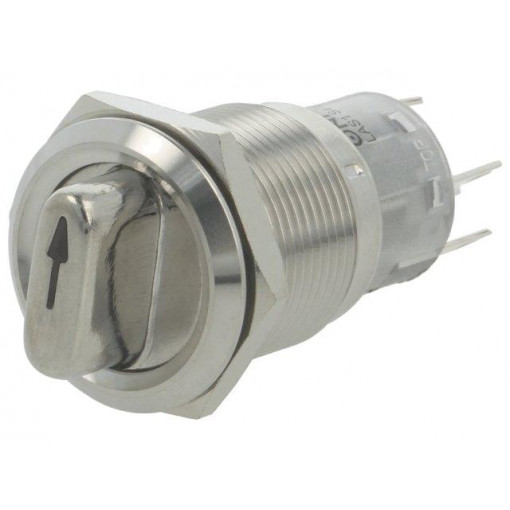 ; Switch: rotary; Pos: 2; SPDT; 0.5A/220VAC; 1A/24VDC; -20÷55°C; 50mΩ; ONPOW ; Switch: rotary; Pos: 2; SPDT; 0.5A/220VAC; 1A/24VDC; -20÷55°C; 50mΩ; ONPOW