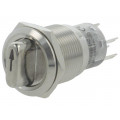 ; Switch: rotary; Pos: 2; SPDT; 0.5A/220VAC; 1A/24VDC; -20÷55°C; 50mΩ; ONPOW ; Switch: rotary; Pos: 2; SPDT; 0.5A/220VAC; 1A/24VDC; -20÷55°C; 50mΩ; ONPOW