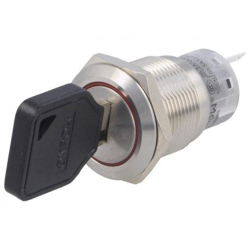 ; Switch: key switch; Stabl.pos: 1; Switch.method: ON-(ON); Ø19mm; ONPOW ; Switch: key switch; Stabl.pos: 1; Switch.method: ON-(ON); Ø19mm; ONPOW