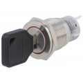 ; Switch: key switch; Stabl.pos: 2; Switch.method: ON-ON; Ø19mm; 90°; ONPOW ; Switch: key switch; Stabl.pos: 2; Switch.method: ON-ON; Ø19mm; 90°; ONPOW