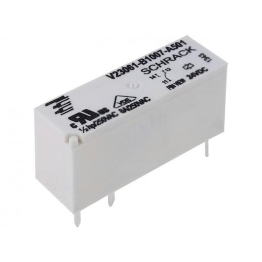 2-1393223-5; Relay: electromagnetic; SPDT; Ucoil: 24VDC; 8A/240VAC; 8A/30VDC; 8A; TE Connectivity
