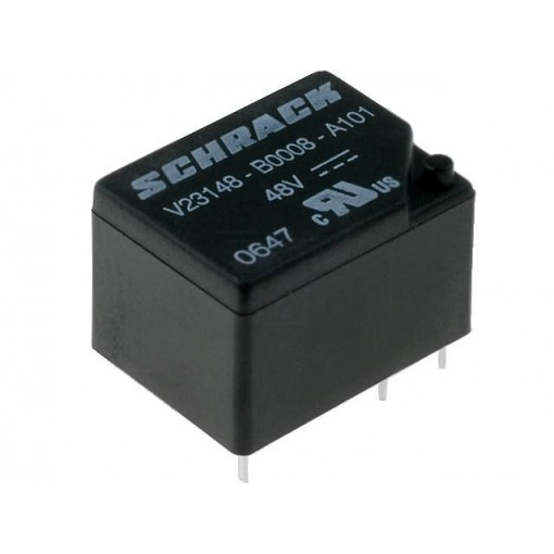 1-1393204-3; Relay: electromagnetic; SPDT; Ucoil: 48VDC; 7A/250VAC; 7A/24VDC; 7A; TE Connectivity