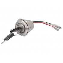 ; Switch: key switch; Stabl.pos: 2; Switch.method: ON-ON; Ø30mm; 90°; ONPOW ; Switch: key switch; Stabl.pos: 2; Switch.method: ON-ON; Ø30mm; 90°; ONPOW