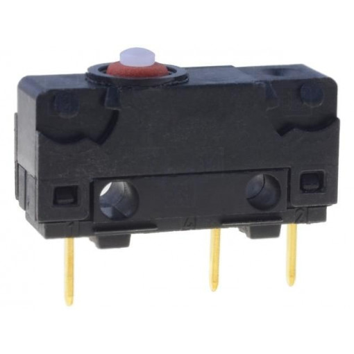 V4NCST8; Microswitch SNAP ACTION; without lever; SPDT; 5A/250VAC; ON-(ON); SAIA-BURGESS