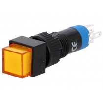 ; Switch: push-button; Pos: 2; SPDT; 0.5A/250VAC; 1A/24VDC; ON-(ON); ONPOW