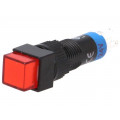 ; Switch: push-button; Pos: 2; SPDT; 0.5A/250VAC; 1A/24VDC; ON-(ON); ONPOW