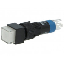 ; Switch: push-button; Pos: 2; SPDT; 0.5A/250VAC; 1A/24VDC; ON-(ON); ONPOW