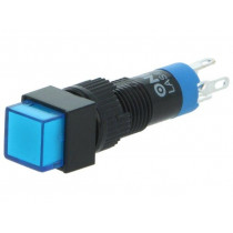 ; Switch: push-button; Pos: 2; SPDT; 0.5A/250VAC; 1A/24VDC; ON-(ON); ONPOW