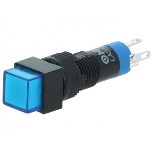 ; Switch: push-button; Pos: 2; SPDT; 0.5A/250VAC; 1A/24VDC; ON-(ON); ONPOW