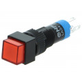 ; Switch: push-button; Pos: 2; SPDT; 0.5A/250VAC; 1A/24VDC; ON-(ON); ONPOW
