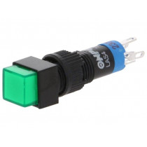 ; Switch: push-button; Pos: 2; SPDT; 0.5A/250VAC; 1A/24VDC; ON-ON; ONPOW