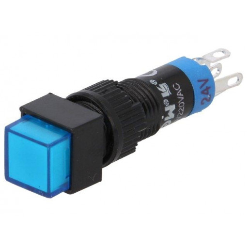 ; Switch: push-button; Pos: 2; SPDT; 0.5A/250VAC; 1A/24VDC; ON-ON; ONPOW