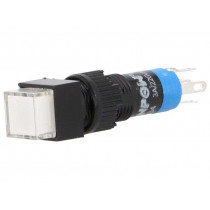 ; Switch: push-button; Pos: 2; SPDT; 0.5A/250VAC; 1A/24VDC; ON-ON; ONPOW