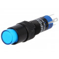 ; Switch: push-button; Pos: 2; SPDT; 0.5A/250VAC; 1A/24VDC; ON-(ON); ONPOW