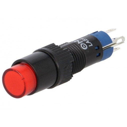 ; Switch: push-button; Pos: 2; SPDT; 0.5A/250VAC; 1A/24VDC; ON-(ON); ONPOW