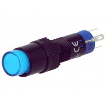 ; Switch: push-button; Pos: 2; SPDT; 0.5A/250VAC; 1A/24VDC; ON-(ON); ONPOW