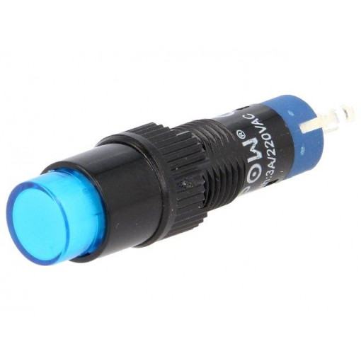 ; Switch: push-button; Pos: 2; SPDT; 0.5A/250VAC; 1A/24VDC; ON-(ON); ONPOW