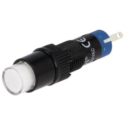 ; Switch: push-button; Pos: 2; SPDT; 0.5A/250VAC; 1A/24VDC; ON-(ON); ONPOW