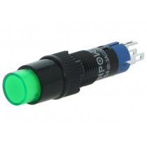 ; Switch: push-button; Pos: 2; SPDT; 0.5A/250VAC; 1A/24VDC; ON-ON; ONPOW